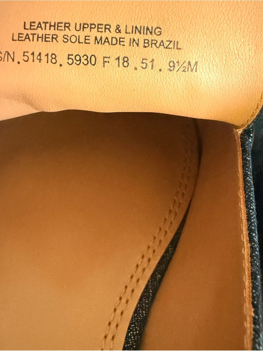 Tory Burch Pointed Denim-Textured Slip-On Mules in Dark Blue - Picture 4 of 9